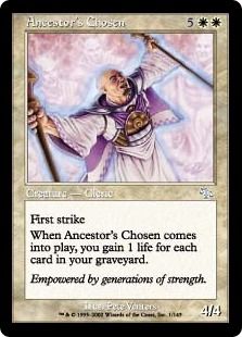 《祖神に選ばれし者/Ancestor's Chosen》[JUD] 白U