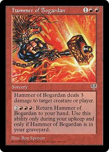 《ボガーダンの鎚/Hammer of Bogardan》[MIR] 赤R