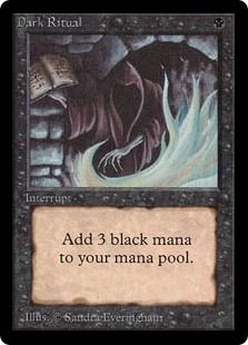 暗黒の儀式/Dark Ritual》[LEB] 黒C | 日本最大級 MTG通販サイト 