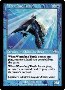 《寄生牙の亀/Wormfang Turtle》[JUD] 青U