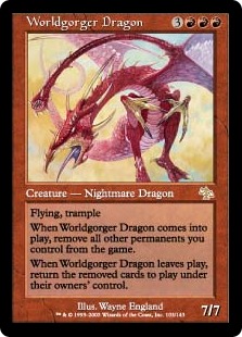 【Foil】《世界喰らいのドラゴン/Worldgorger Dragon》[JUD] 赤R