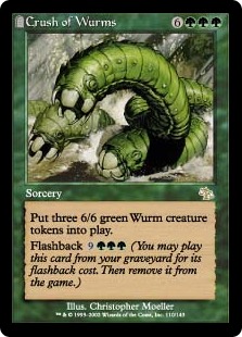 【Foil】《ワームの突進/Crush of Wurms》[JUD] 緑R