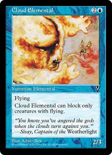 《雲の精霊/Cloud Elemental》[VIS] 青C