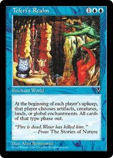 《テフェリーの世界/Teferi's Realm》[VIS] 青R