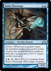 【Foil】《シミックの変転魔道士/Simic Fluxmage》[GTC] 青U