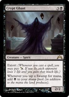 【Foil】《墓所の怪異/Crypt Ghast》[GTC] 黒R