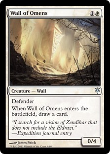 《前兆の壁/Wall of Omens》[SvT] 白U