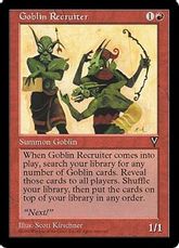 《ゴブリン徴募兵/Goblin Recruiter》[VIS] 赤U