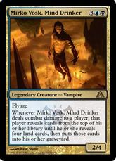 【Foil】《精神を飲む者、ミルコ・ヴォスク/Mirko Vosk, Mind Drinker》[DGM] 金R