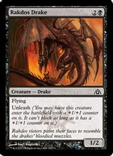 【Foil】《ラクドスのドレイク/Rakdos Drake》[DGM] 黒C