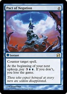 否定の契約/Pact of Negation》[MMA] 青R | 日本最大級 MTG通販サイト 