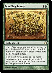 【Foil】《倍増の季節/Doubling Season》[MMA] 緑R