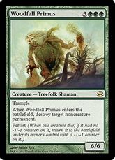 【Foil】《森滅ぼしの最長老/Woodfall Primus》[MMA] 緑R