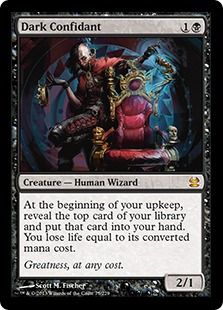 【Foil】《闇の腹心/Dark Confidant》[MMA] 黒R