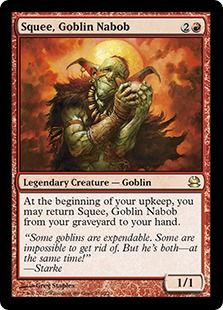 【Foil】《ゴブリンの太守スクイー/Squee, Goblin Nabob》[MMA] 赤R