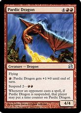 【Foil】《パーディック山のドラゴン/Pardic Dragon》[MMA] 赤U