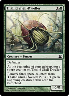 【Foil】《サリッドの殻住まい/Thallid Shell-Dweller》[MMA] 緑C
