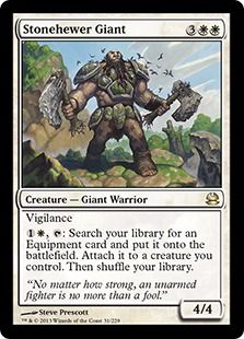 《石切りの巨人/Stonehewer Giant》[MMA] 白R