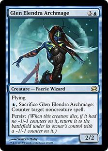 《エレンドラ谷の大魔導師/Glen Elendra Archmage》[MMA] 青R