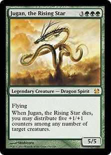 【Foil】《昇る星、珠眼/Jugan, the Rising Star》[MMA] 緑R