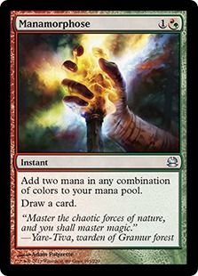 【Foil】《魔力変/Manamorphose》[MMA] 金U
