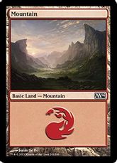 【Foil】(243)《山/Mountain》[M14] 土地