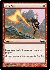 《溶岩の斧/Lava Axe》[M14] 赤C