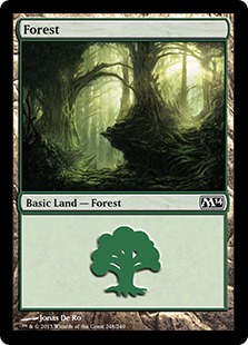 【Foil】(248)《森/Forest》[M14] 土地