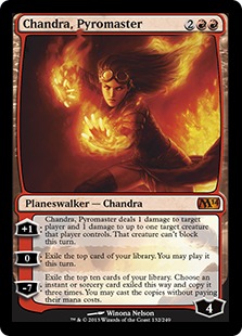《紅蓮の達人チャンドラ/Chandra, Pyromaster》[M14] 赤R