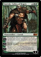 【Foil】《獣の統率者、ガラク/Garruk, Caller of Beasts》[M14] 緑R