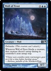 《霜の壁/Wall of Frost》[M14] 青U