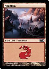 【Foil】(245)《山/Mountain》[M14] 土地