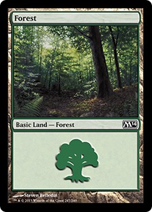 【Foil】(247)《森/Forest》[M14] 土地