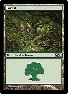 【Foil】(246)《森/Forest》[M14] 土地