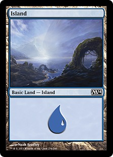【Foil】(234)《島/Island》[M14] 土地