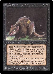 《疫病ネズミ/Plague Rats》[LEB] 黒C
