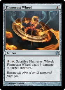 【Foil】《炎放ちの車輪/Flamecast Wheel》[THS] 茶U