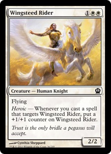 《天馬の乗り手/Wingsteed Rider》[THS] 白C