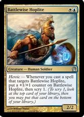 【Foil】《戦識の重装歩兵/Battlewise Hoplite》[THS] 金U