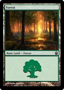 【Foil】(248)《森/Forest》[THS] 土地