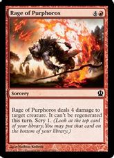 【Foil】《パーフォロスの激怒/Rage of Purphoros》[THS] 赤C