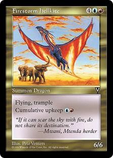 炎の嵐のヘルカイト/Firestorm Hellkite》[VIS] 金R | 日本最大級 MTG 