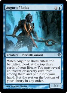 《ボーラスの占い師/Augur of Bolas》[C13] 青U