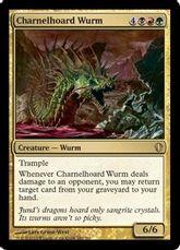 《納骨蔵のワーム/Charnelhoard Wurm》[C13] 金R