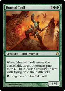 《狩り立てられたトロール/Hunted Troll》[C13] 緑R