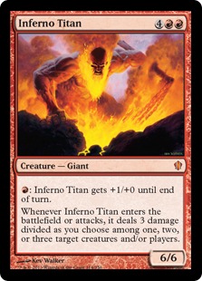 《業火のタイタン/Inferno Titan》[C13] 赤R