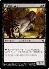 《泥沼のドルイド/Quagmire Druid》[C13] 黒C