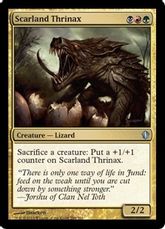 《傷跡の地のトリナクス/Scarland Thrinax》[C13] 金U