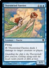 《ソーンウィンド・フェアリー/Thornwind Faeries》[C13] 青C