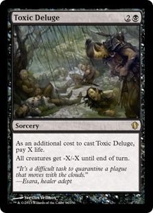 《毒の濁流/Toxic Deluge》[C13] 黒R
